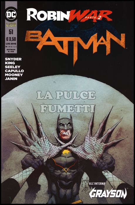 BATMAN # 108 - NUOVA SERIE 51 - ROBIN WAR PARTE 2